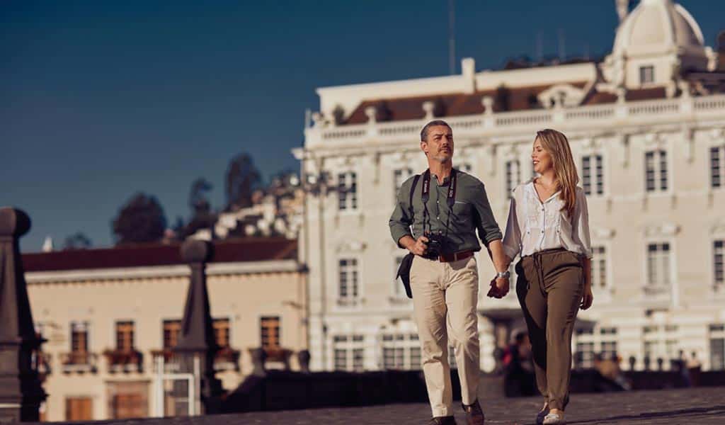 travelers in quito