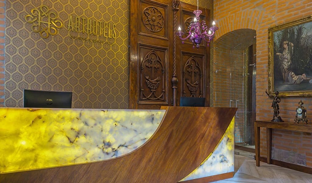 hotel reception