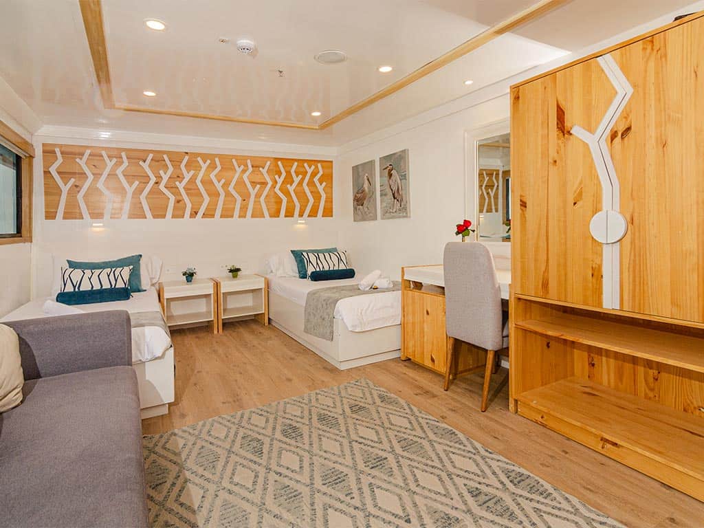 habitación doble del crucero sea star